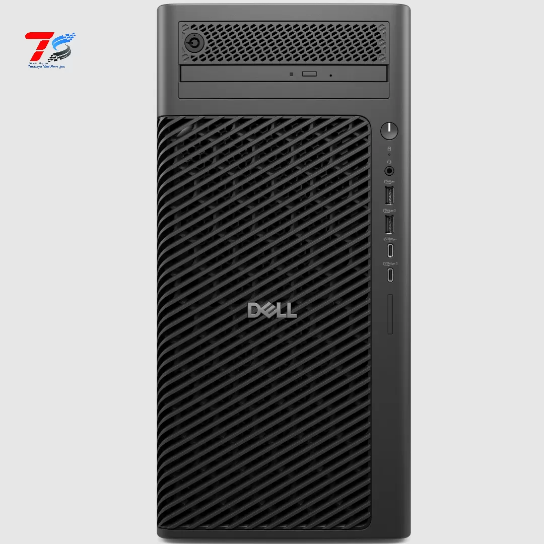 Máy tính trạm Dell Pro Max Tower T2 FCT2250 - Ultra 5 245/16GB DDR5/SSD 512 GB/HDD 2TB 3.5/NVIDIA RTX A400/PSU500W/Ubuntu/3Y